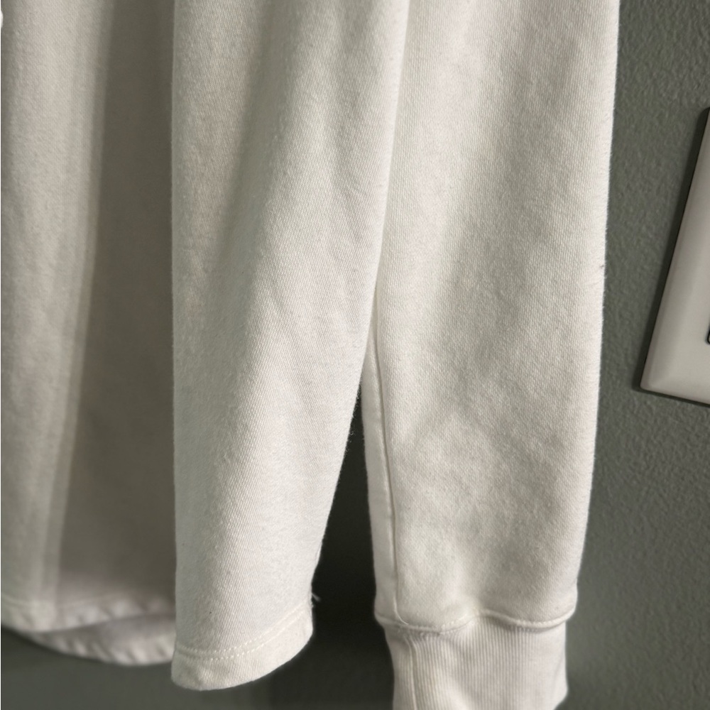 Ralph Lauren White Hoodie with Black Logo Stripes - Picture 8 of 8